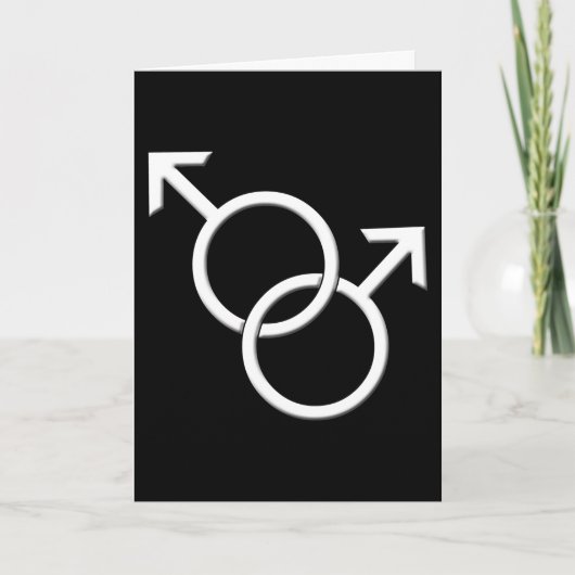 ゲイプライドカード 同性愛 ラブ インビテーション & カード (正面)