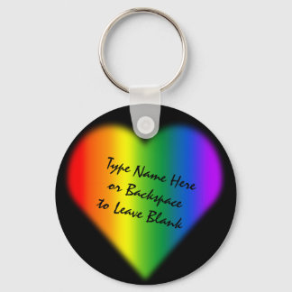 ゲイプライドキーチェーンレインボーラブキーホルダー&ギフト キーホルダー