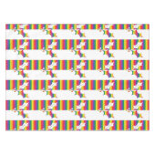 ゲイプライドクリスマスホリー テーブルクロス (正面(横))