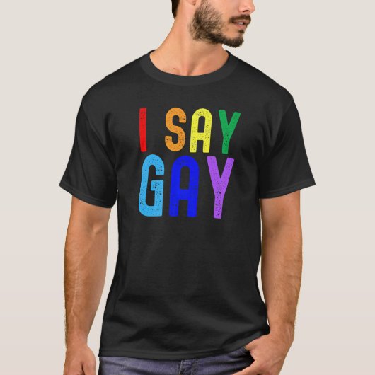 ゲイプライドゲイLgbtq+ Lgbt Rainbow Pansexua Tシャツ (正面)