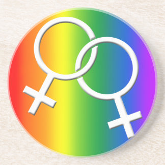 ゲイプライドコースターレインボーゲイプライド飲み物用コースター コースター