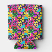 ゲイプライドジェンダーのネオン 缶クーラー (裏面)