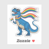 ゲイプライドディノトレックスレインボーフラッグLgbt Ally シール (シート)