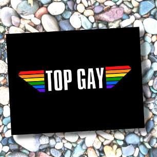 ゲイプライドトップゲイプライドレインボーフラッグLGBT LGBTQ ポストカード
