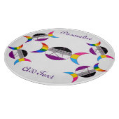 ゲイプライドトリプルムーン女神星形五角形 カッティングボード (角)