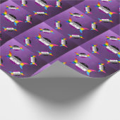 ゲイプライドトリプル女神星形五角形 ラッピングペーパー (角)