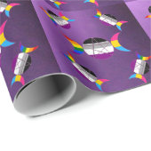ゲイプライドトリプル女神星形五角形 ラッピングペーパー (ロールコーナー)