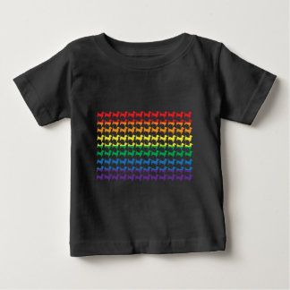 ゲイプライドドキシ国旗 ベビーTシャツ