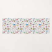 ゲイプライドドードルパターン ヨガマット (正面(横))