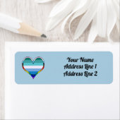 ゲイプライドハートラベル ラベル (インサイチュ)