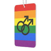 ゲイプライドハート カーエアーフレッシュナー (左)