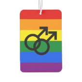 ゲイプライドハート カーエアーフレッシュナー (裏面)