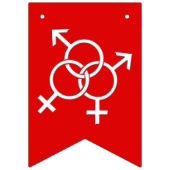 ゲイプライドバンティング旗虹の愛旗 バンティングフラッグ (第1の旗)