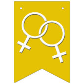 ゲイプライドバンティング旗虹の愛旗 バンティングフラッグ (第3の旗)