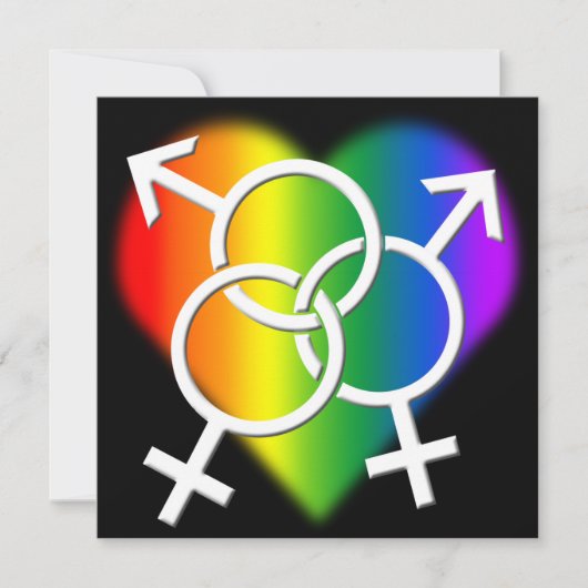 ゲイプライドパーティの招待状の同性愛カード 招待状 (正面)