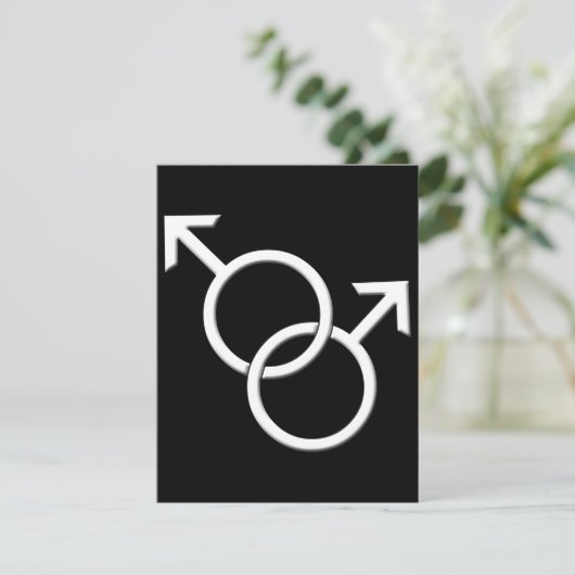 ゲイプライドパーティの招待状同性愛カード 招待状 (スタンド正面)