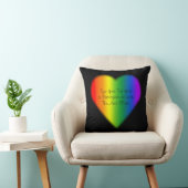ゲイプライドピローカスタムレインボーラブ装飾用クッション クッション (椅子)