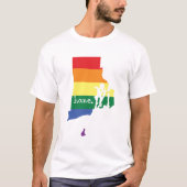 ゲイプライドホーム |ロードアイランド Tシャツ (正面)