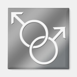 ゲイプライドマグネットズセックスマンラブ冷蔵庫用マグネット マグネット