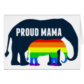 ゲイプライドマ誇りを持ったムLGBTママエレファント (正面横)