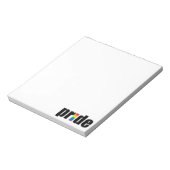 ゲイプライドメモ ノートパッド (回転)