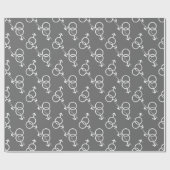 ゲイプライドラッピング紙パーソナライズされたプライド紙 ラッピングペーパー (フラット)