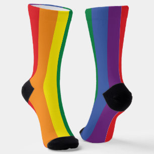 ゲイプライドレインボーカラフルLGBT ソックス