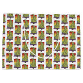 ゲイプライドレインボークリスマスツリー ラージペーパーバッグ (裏面)