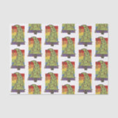 ゲイプライドレインボークリスマスツリー 薄葉紙 (正面)