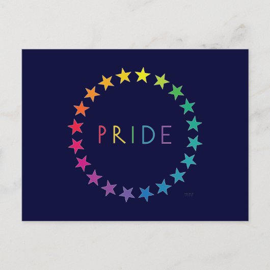 ゲイプライドレインボースターズ ポストカード (正面)