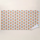 ゲイプライドレインボービーチボールビーチボールLGBT ビーチタオル (正面)