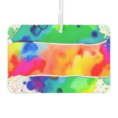 ゲイプライドレインボーラブイズラブ カーエアーフレッシュナー (裏面)