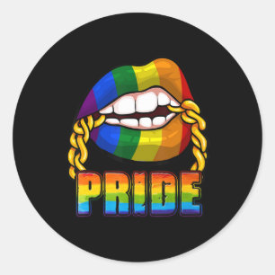 ゲイプライドレインボーリップLGBT認識度月2022 ラウンドシール