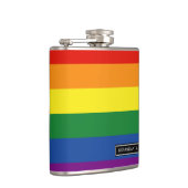 ゲイプライドレインボー国旗 フラスク (右)