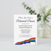 ゲイプライドレインボー結婚のリハーサルディナー 招待状 (スタンド正面)