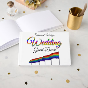 ゲイプライドレインボー結婚ズゲストブック ゲストブック