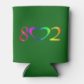 ゲイプライドレインボー 缶クーラー (正面)