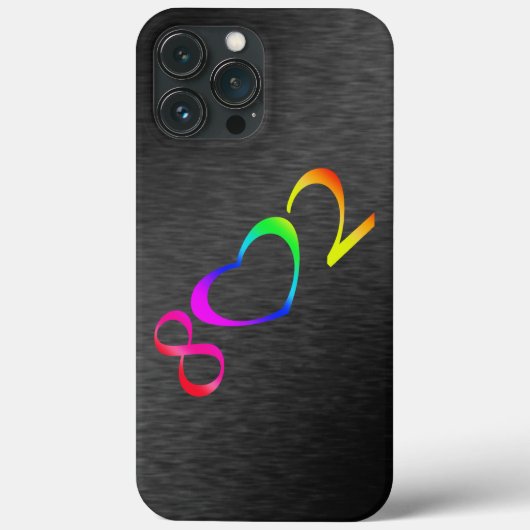 ゲイプライドレインボー Case-Mate iPhoneケース (裏面)