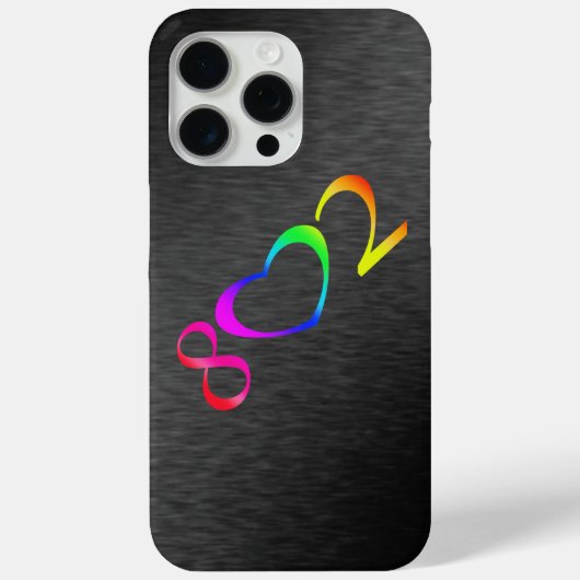 ゲイプライドレインボー Case-Mate iPhoneケース (裏面)