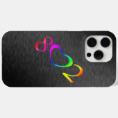 ゲイプライドレインボー Case-Mate iPhoneケース (裏面 (横))