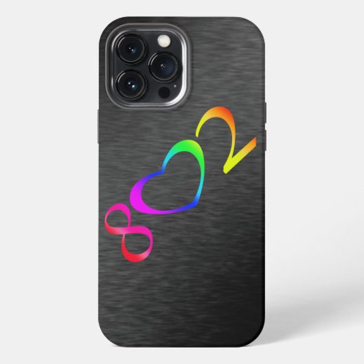 ゲイプライドレインボー iPhoneケース (裏面)