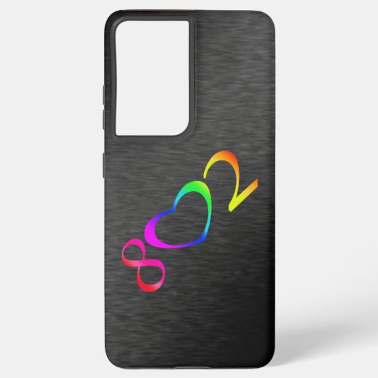 ゲイプライドレインボー SAMSUNG GALAXYケース (裏面)