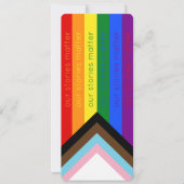 ゲイプライド交差点レインボーフラッグブックマーク (正面)