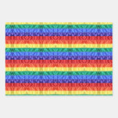 ゲイプライド国旗レインボーフラッグLGBT LGBTQ同性愛者パーティー ラッピングペーパーシート (正面3)