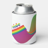 ゲイプライド国旗 缶クーラー (缶正面)