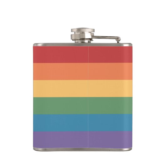 ゲイプライド州旗 フラスク (裏面)