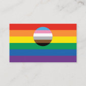 ゲイプライド州旗 名刺 (正面)