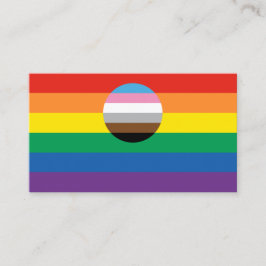 ゲイプライド州旗 名刺