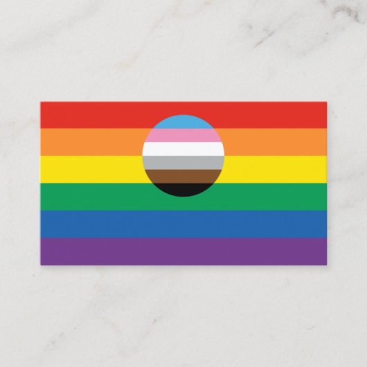 ゲイプライド州旗 名刺 (正面)