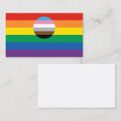 ゲイプライド州旗 名刺 (正面/裏面)